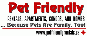 Pet-friendly apartments for rent, condos, homes and other rentals in Canada. Dogs/pets allowed/accepted!